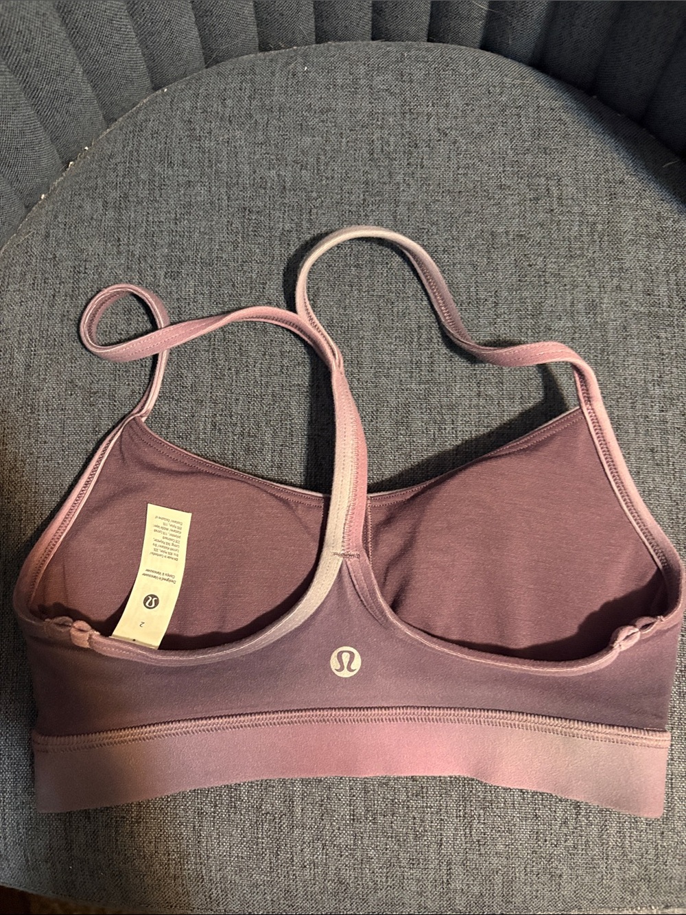 lululemon athletica Dusty Mauve Light Support Strappy Sports Bra
